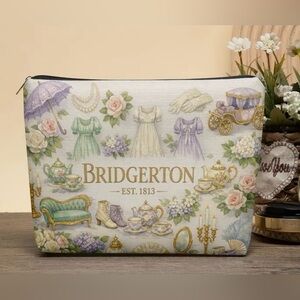 🌸BRIDGERTON Floral Print Women's Cosmetic Bag